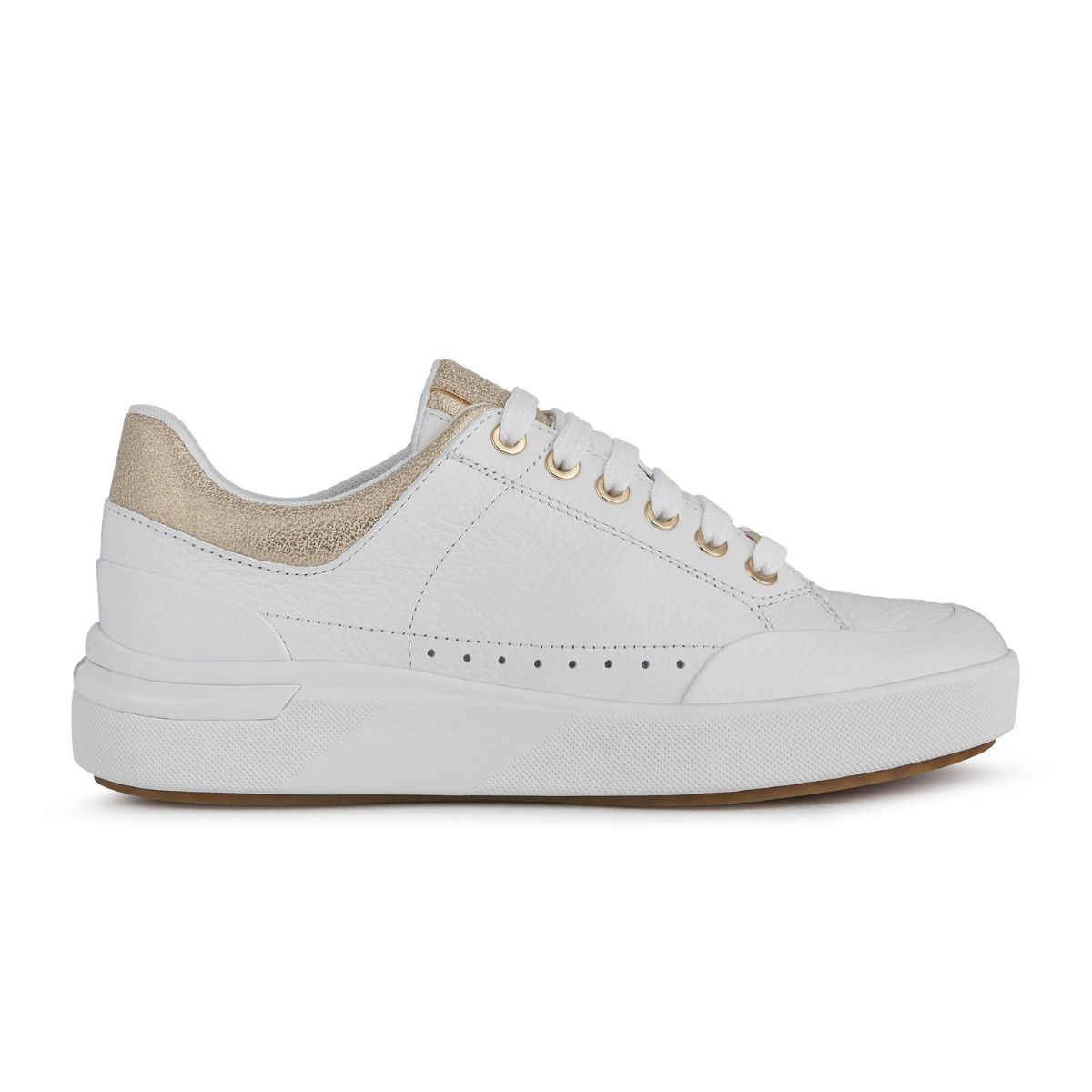 GEOX D Dalyla Γυναικεία Sneakers White/Champagne D25QFA-046BN-C1ZB5