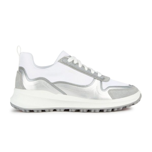GEOX D PG1X Γυναικεία Sneakers Gray/White D35FXB-09J11-C1303