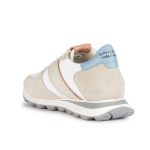 GEOX D Spherica Γυναικεία Sneakers Off White/Sky D26F4A-022FU-C1212
