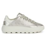 GEOX, Spherica Ec4.1 Woman, Γυναικεία Sneaker, Gold/Optic white, D45TCC0BVBCC2X1R