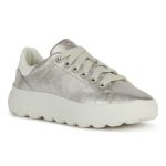 GEOX, Spherica Ec4.1 Woman, Γυναικεία Sneaker, Gold/Optic white, D45TCC0BVBCC2X1R