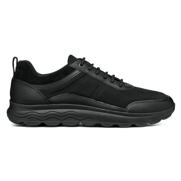 GEOX Spherica Man, Ανδρικά Sneaker, Black, U46BYC09T22C9999