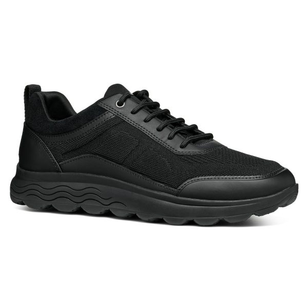 GEOX Spherica Man, Ανδρικά Sneaker, Black, U46BYC09T22C9999