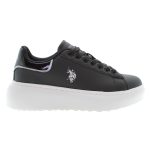 U.S.POLO ASSN., Γυναικεία Sneakers, Sneakers με Κορδόνια, Sneakers Black, MEGHAN001-BLK