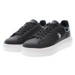 U.S.POLO ASSN., Γυναικεία Sneakers, Sneakers με Κορδόνια, Sneakers Black, MEGHAN001-BLK