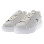 U.S.POLO ASSN., Γυναικεία Sneakers, Sneakers με Κορδόνια, Sneakers λευκα, MEGHAN001-CRE002