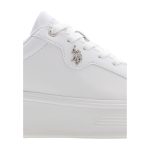 U.S.POLO ASSN., Γυναικεία Sneakers, με Κορδόνια, White ASUKA005A-WHI-BLK01