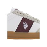 U.S.POLO ASSN., Ανδρικά Sneakers με Κορδόνια, Sneakers Λευκά, CAMPY001A-CRE-BOR01