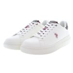 U.S.POLO ASSN., Ανδρικά Sneakers, με Κορδόνια, Sneakers Λευκά, CODY001C-CRE-DBR01