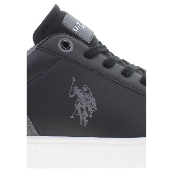 U.S.POLO ASSN., Ανδρικά Sneakers, με Κορδόνια, Black, TYMES006A-BLK