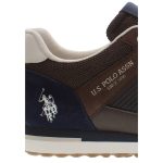 U.S.POLO ASSN., Ανδρικά Sneakers, με Κορδόνια, Brown, XIRIO010-BRW